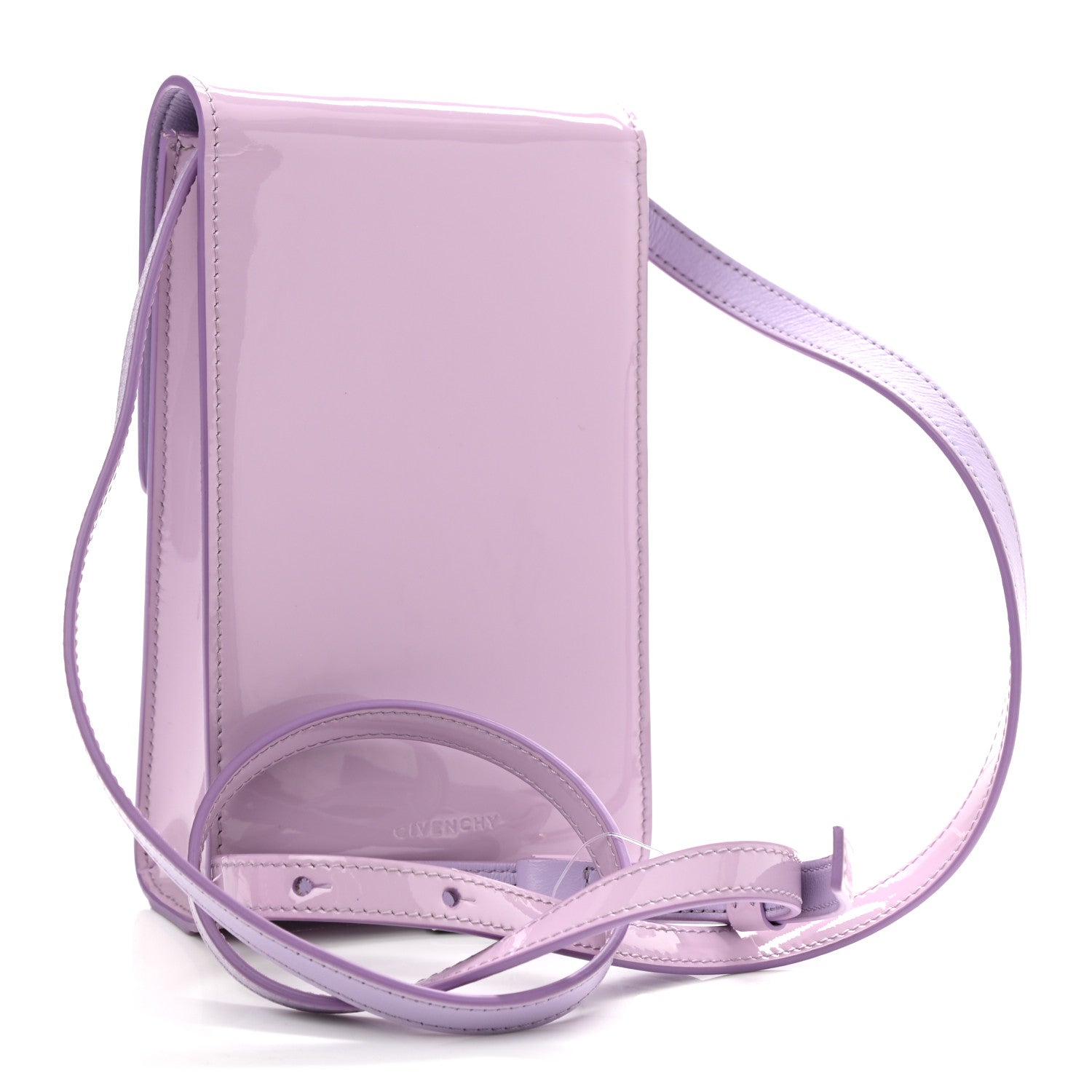 Givenchy Patent Calfskin Mini Vertical 4G Bag Lilac 3 of 10
