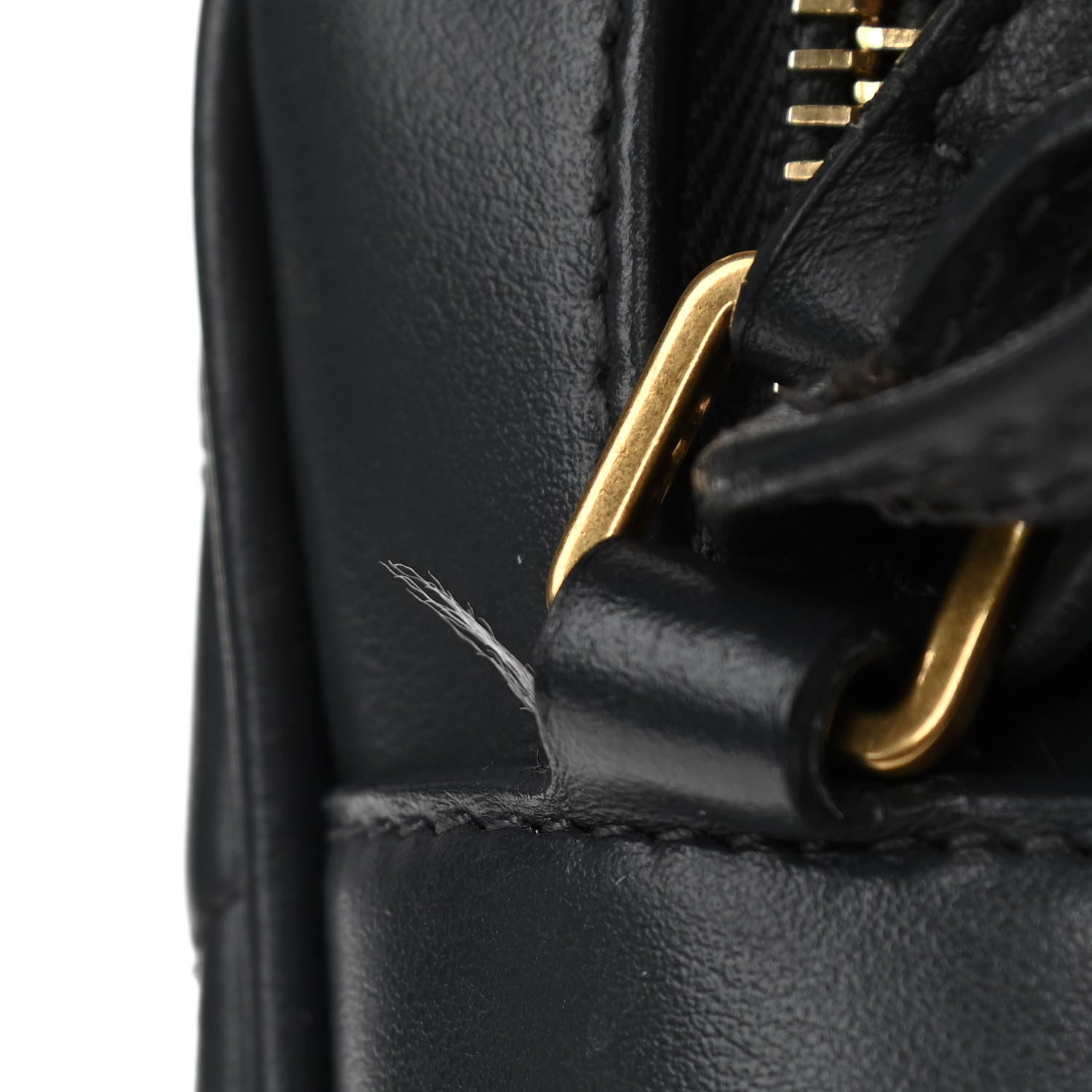 Saint Laurent Calfskin Matelasse Monogram Lou Camera Bag Asphalt 13 of 13