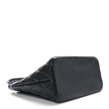 Chanel Caviar Quilted Medallion Tote Black 4 of 9
