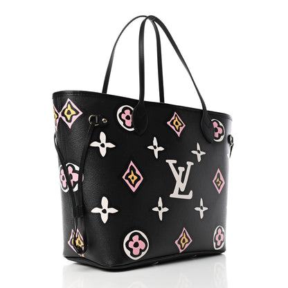 Louis Vuitton Monogram Giant Wild At Heart Neverfull MM Black 2 of 4