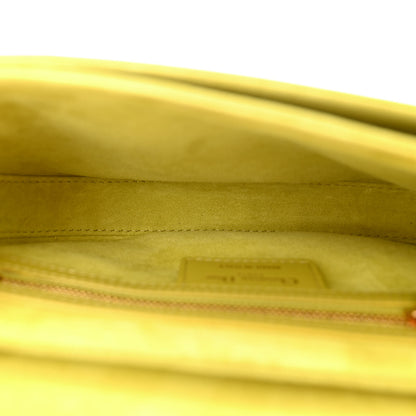 Christian Dior Calfskin CD Signature Flap Crossbody Lime 5 of 12