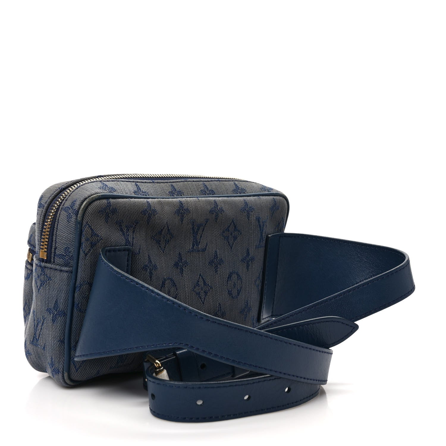 Louis Vuitton Denim Monogram Outdoor Bumbag Navy 1343221