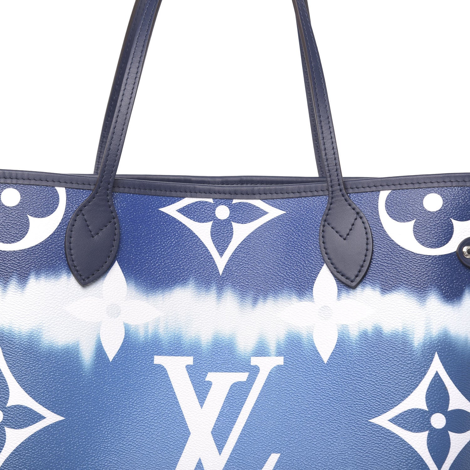 Louis Vuitton Monogram Escale Neverfull MM Blue 11 of 12