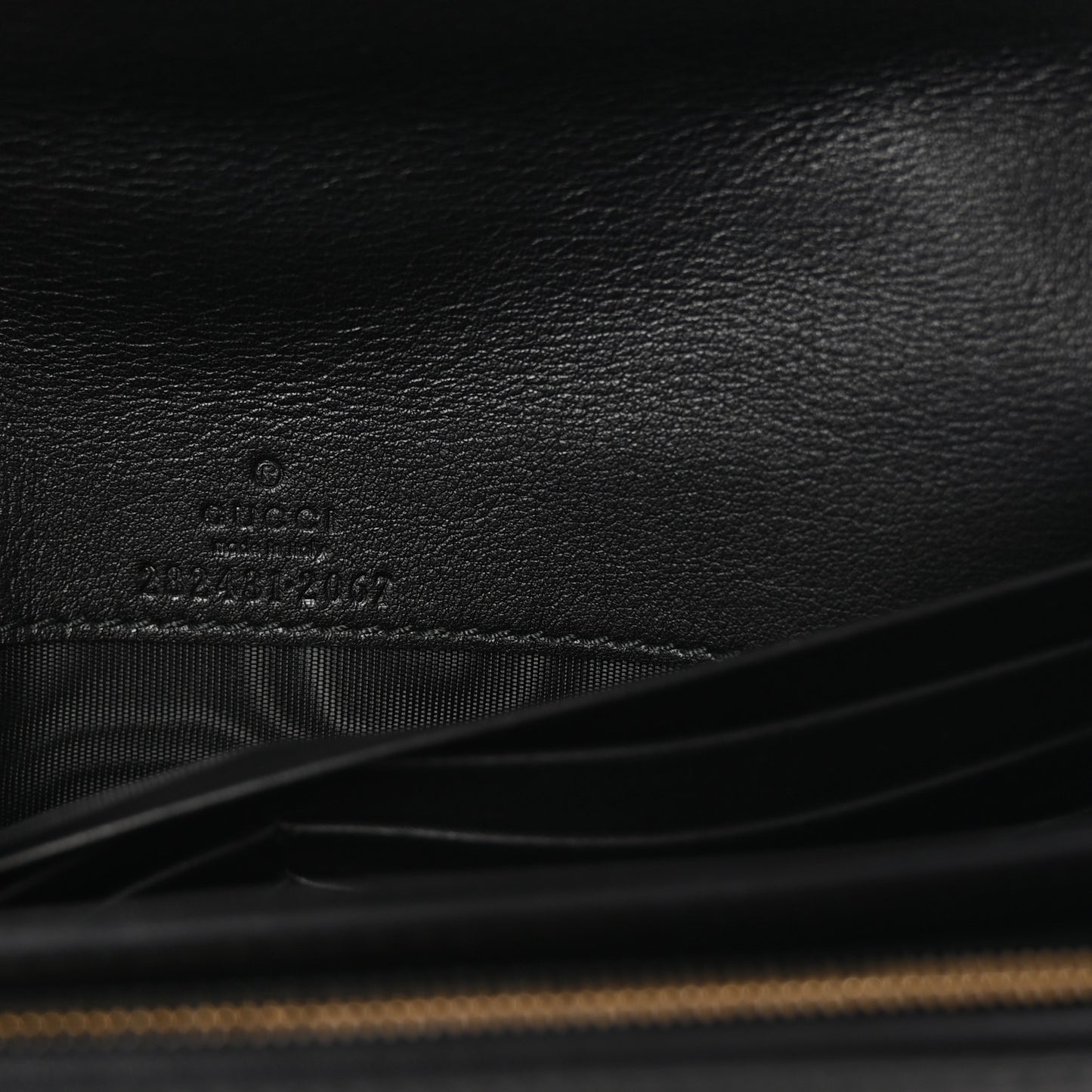 Guccissima Sukey Continental Wallet Continental Wallet Black
