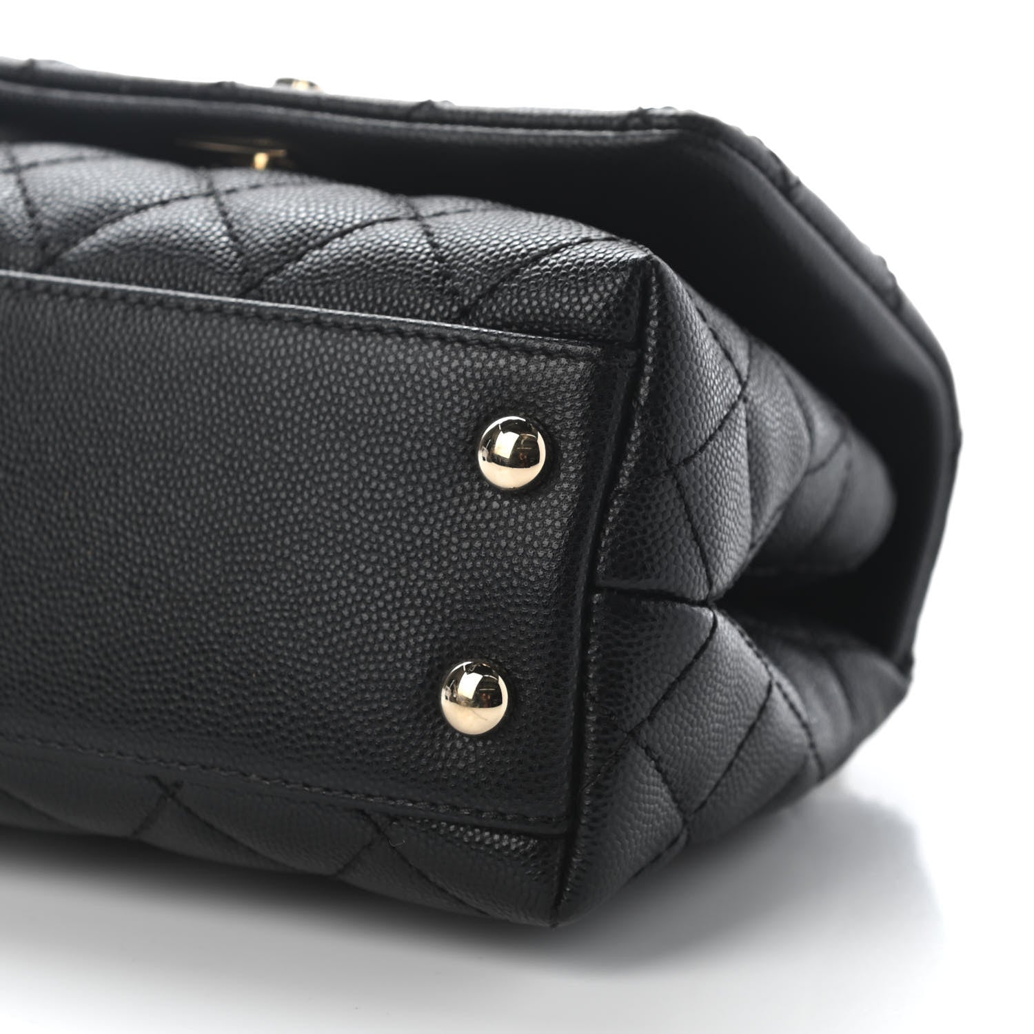 Chanel Caviar Quilted Extra Mini Coco Handle Flap Black 9 of 9
