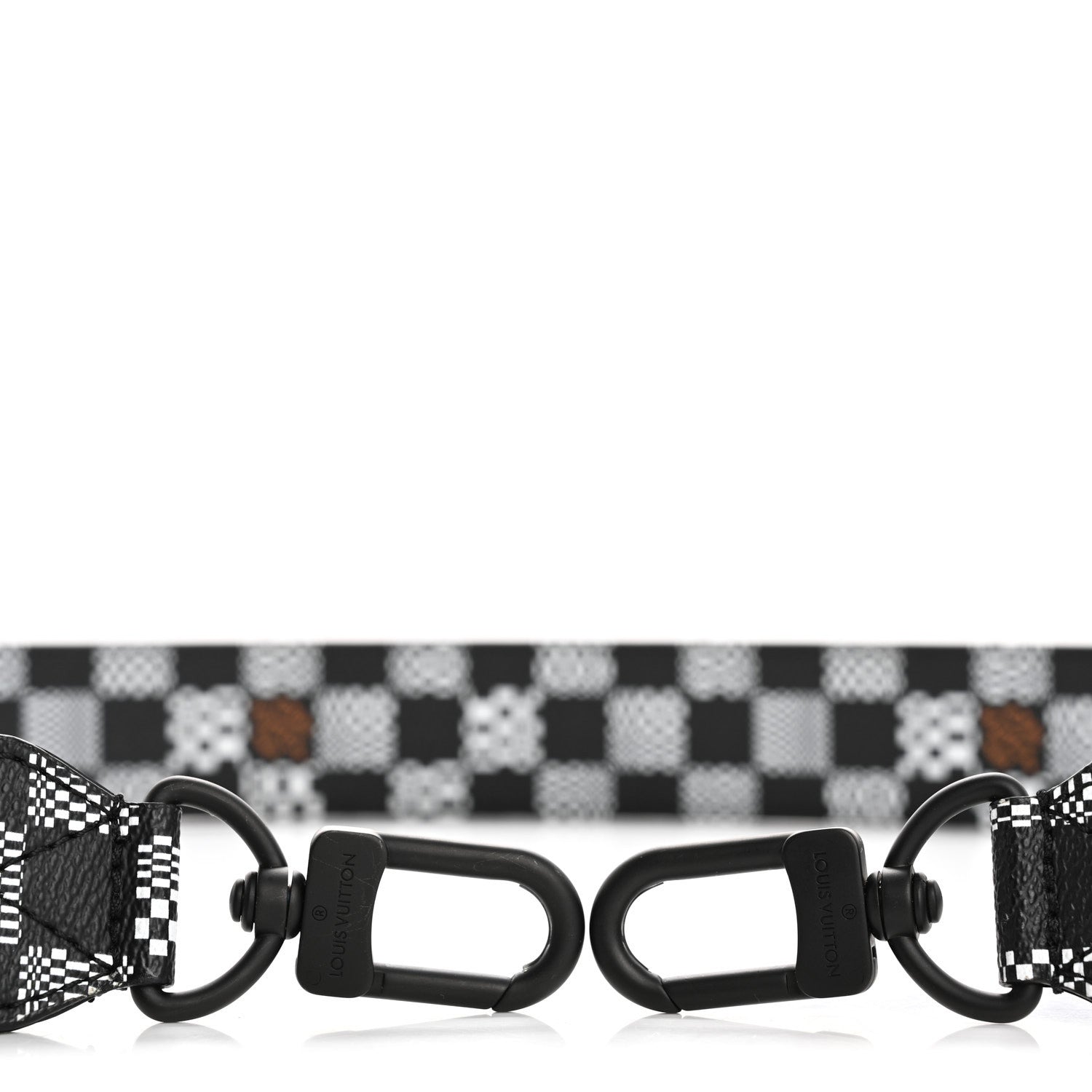 Louis Vuitton Damier Distorted Keepall Bandouliere Strap Black 3 of 6