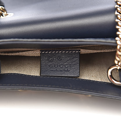 Gucci Microguccissima Mini Emily Chain Shoulder Bag Blue 6 of 10