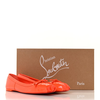 Christian Louboutin Patent Mamadrague Flats 38 Sunrise 8 of 8