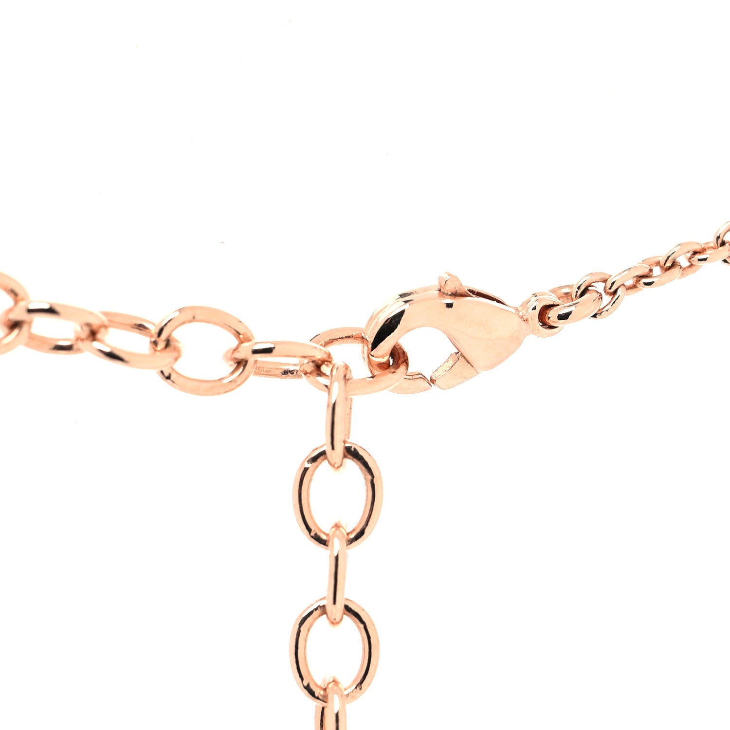 Louis Vuitton Essential V Necklace Rose Gold 4 of 6