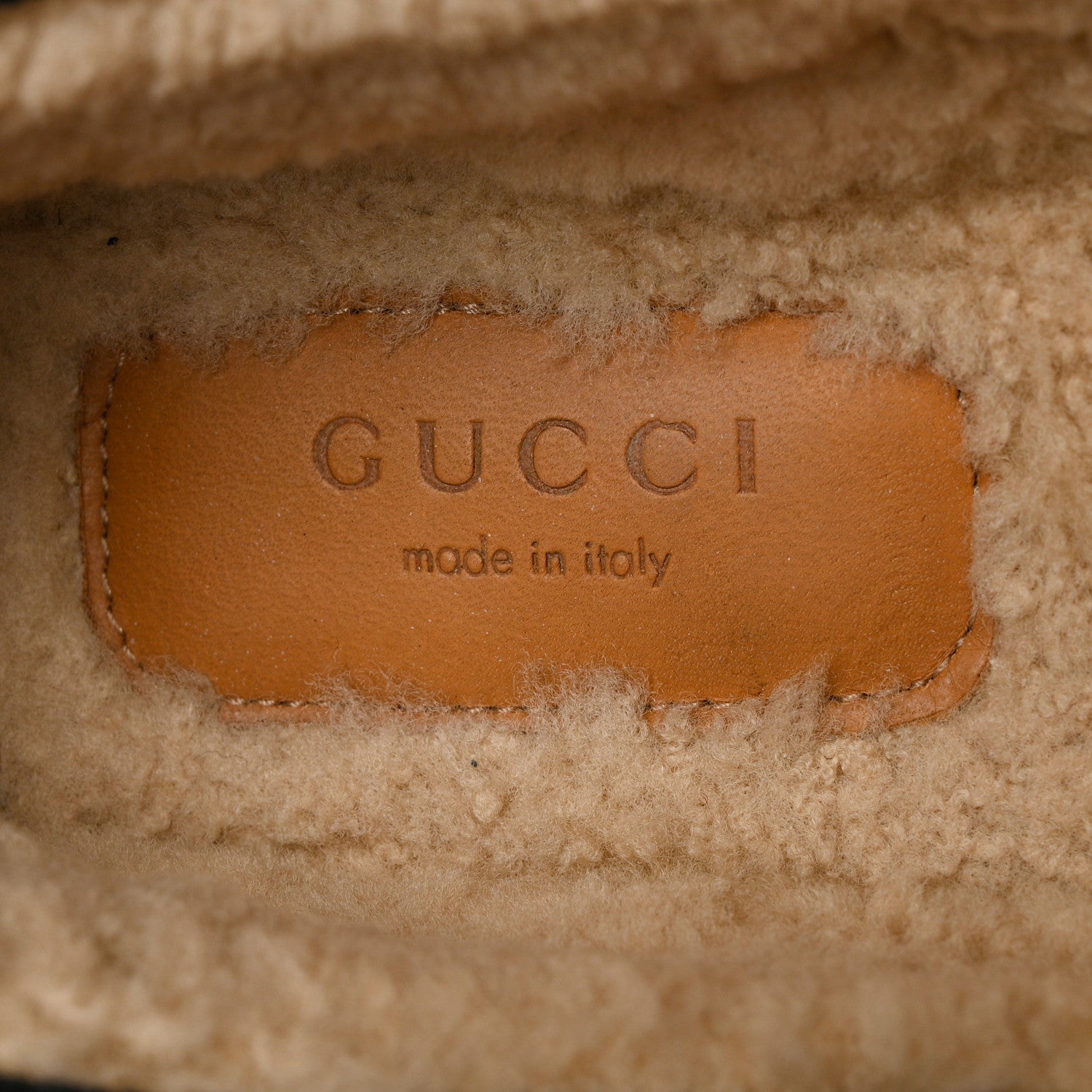 Gucci Covered Wool GG Monogram Womens Fria Horsebit Loafers 36.5 Beige Ebony Black Butterscotch 6 of 8