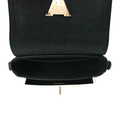 Louis Vuitton Grained Calfskin Lockme Tender Black 5 of 10