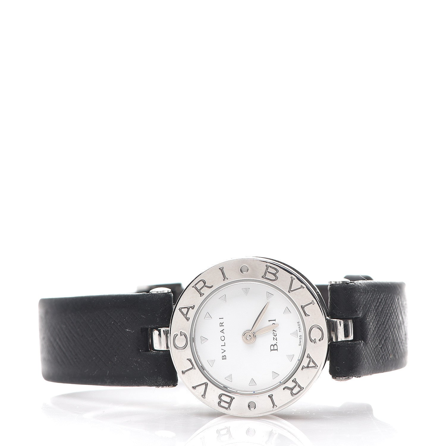 Bulgari Stainless Steel Calfskin 22mm B.Zero1 Quartz Watch 2 of 7