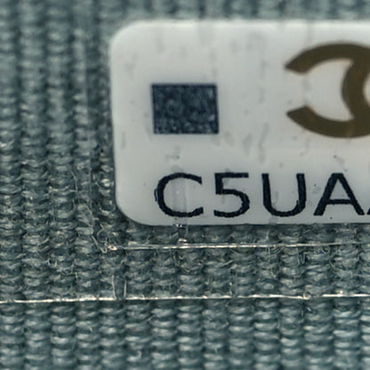 Chanel Caviar Quilted Zip Card Holder Grey 7 of 8