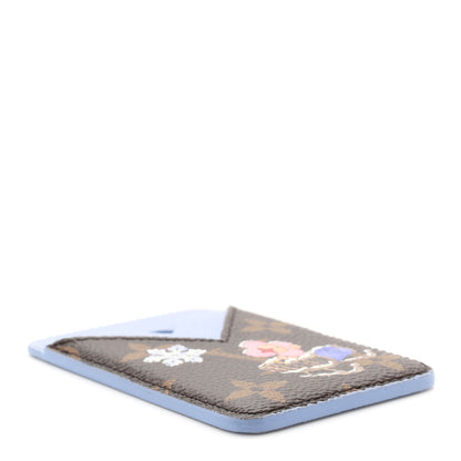 Louis Vuitton Monogram Magnet Vivienne Card Holder Blue Frost 4 of 8