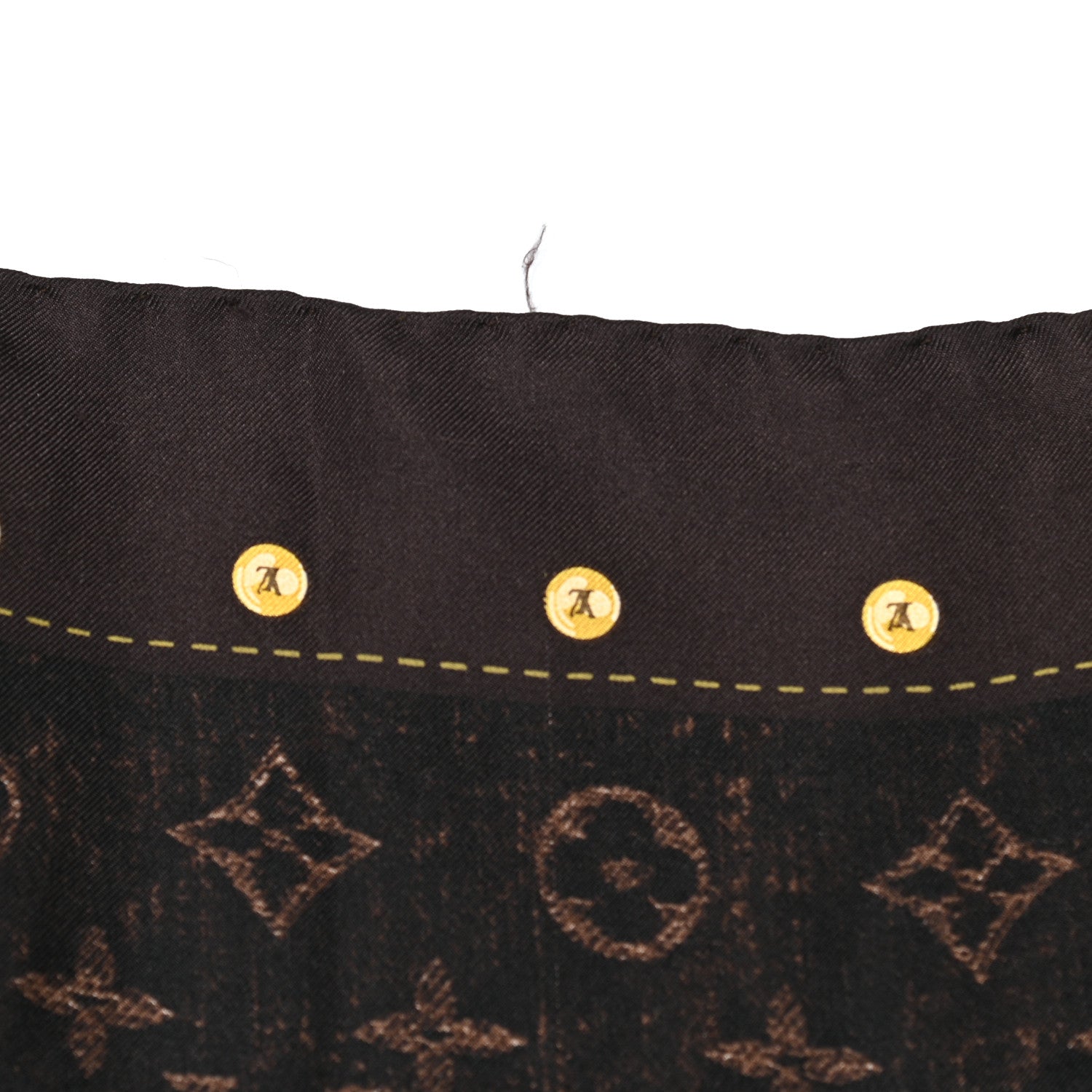 Louis Vuitton Cotton Denim Monogram Scarf Ebene 5 of 6