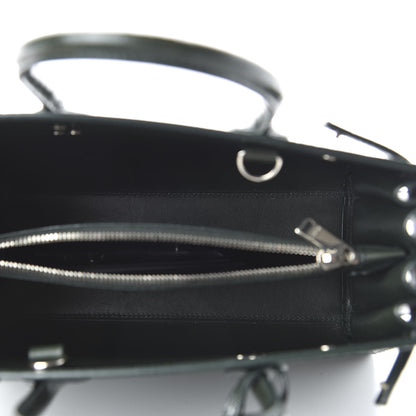 Saint Laurent Calfskin Crocodile Embossed Baby Sac De Jour Dark Leaf 5 of 9