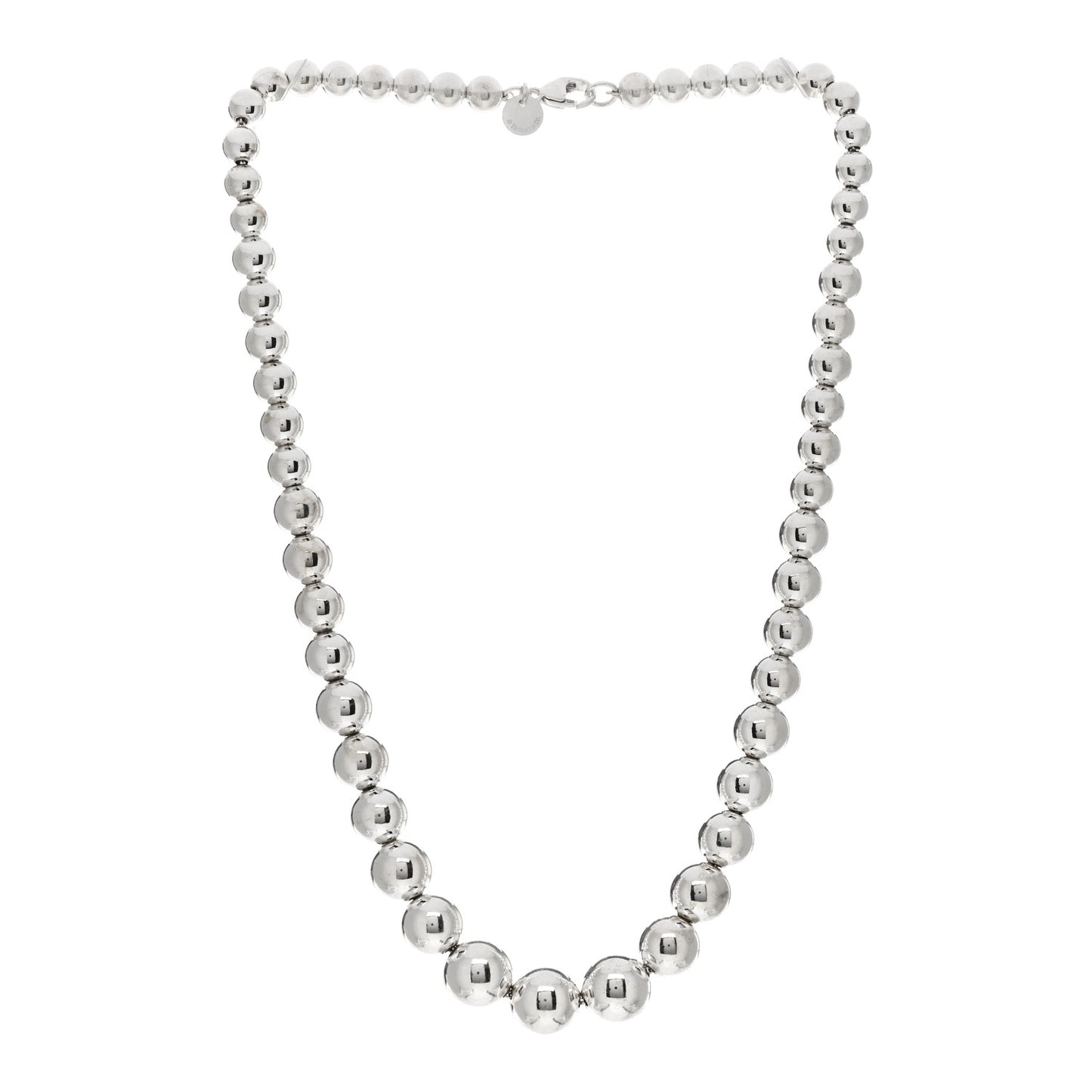 Sterling Silver HardWear Graduated Ball Necklace
