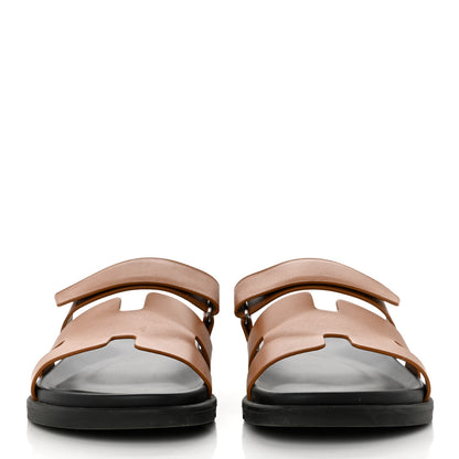 Hermes Calfskin Mens Chypre Sandals 44 Naturel 2 of 9