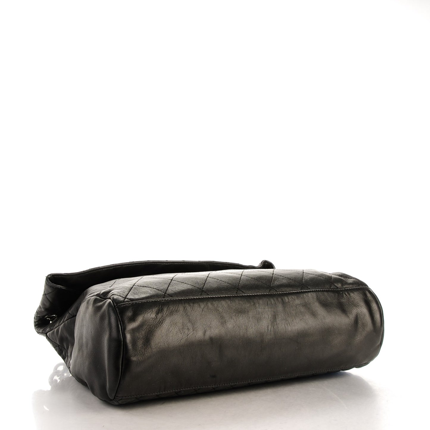 Lambskin Quilted New Lock Flap Black