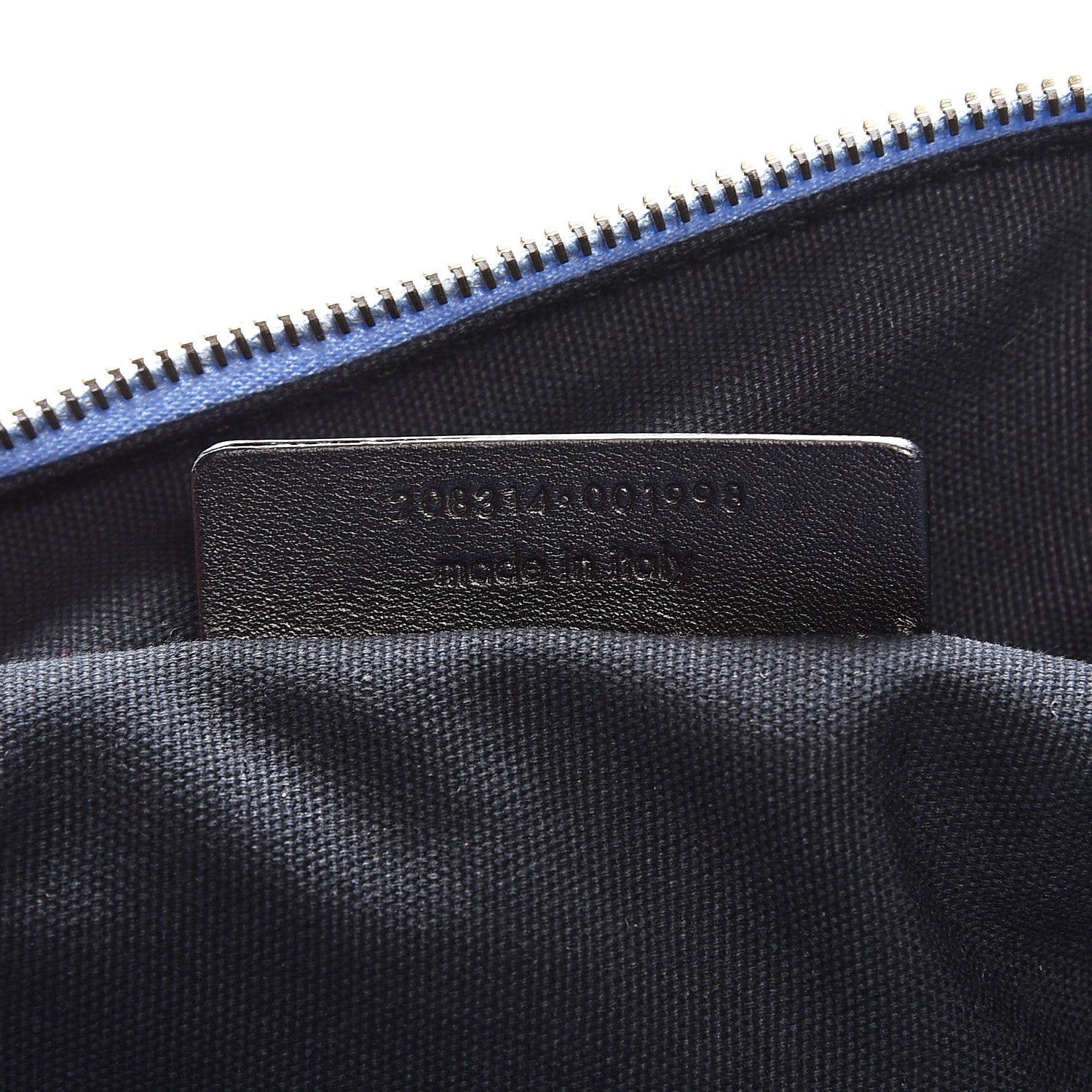 Saint Laurent Calfskin Medium Easy Sac Blue 7 of 10