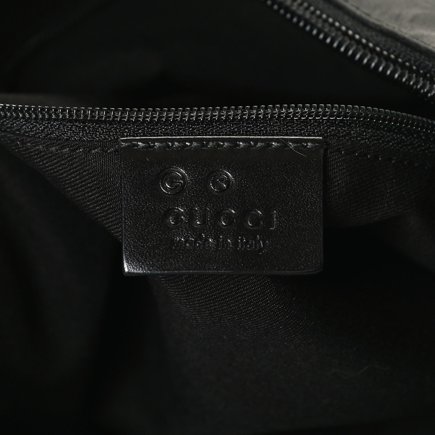 Gucci Nylon Monogram Small Hobo Black 5 of 9
