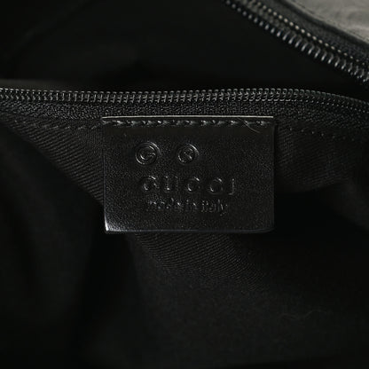 Gucci Nylon Monogram Small Hobo Black 5 of 9