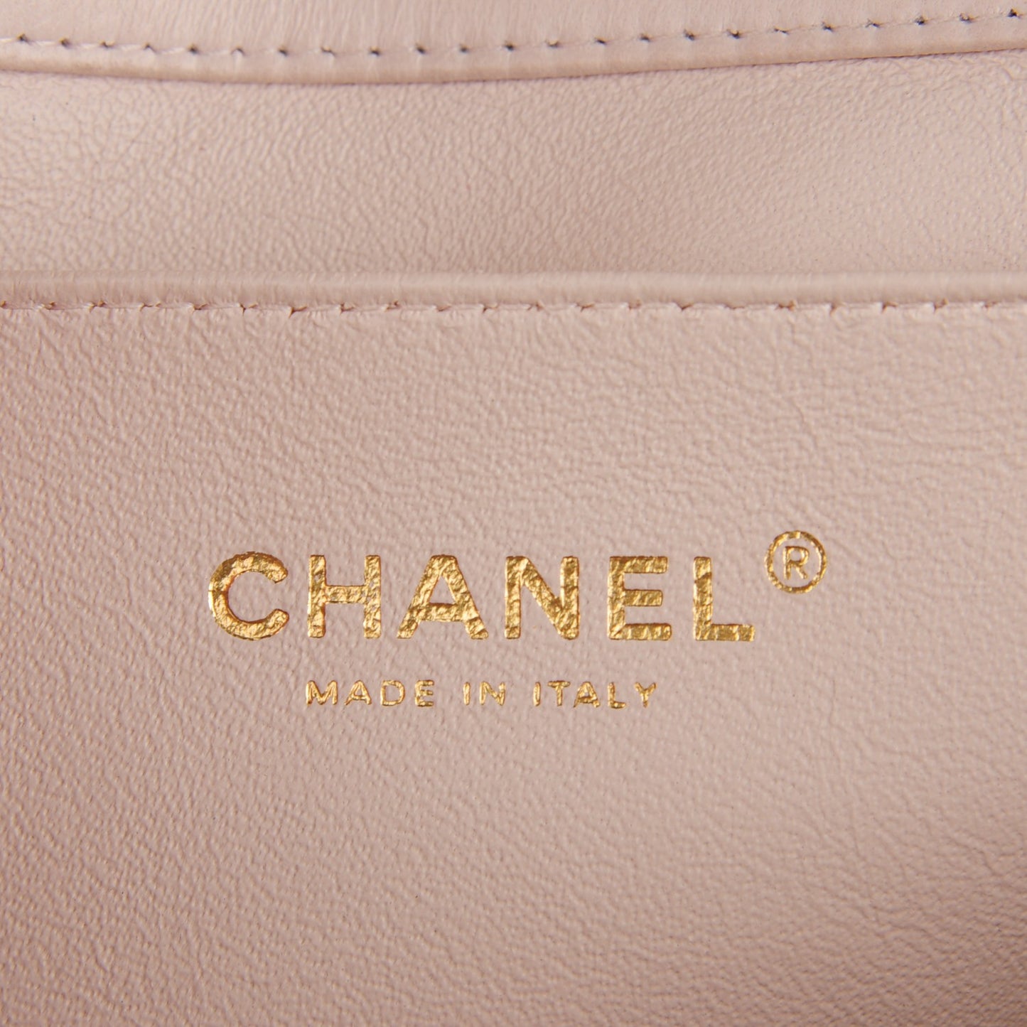 Lambskin Quilted Clutch With Chain Flap Light Pink