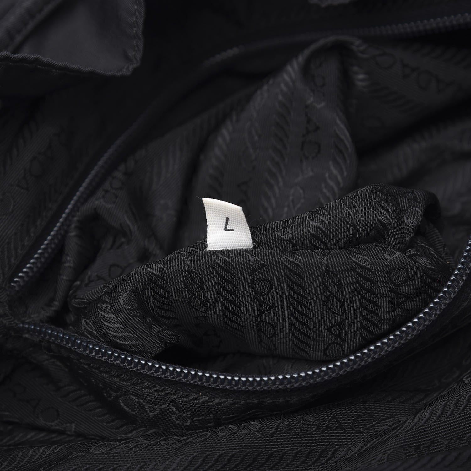 Prada Nylon Vela Medium Backpack Black 5 of 10