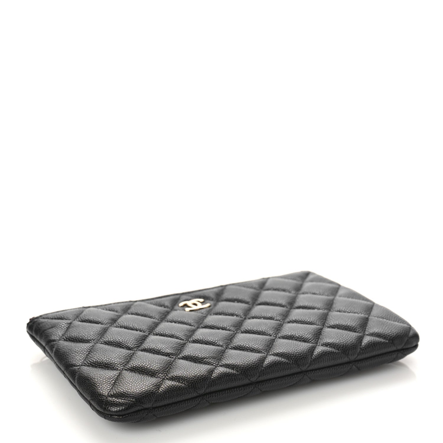 Chanel Caviar Quilted Cosmetic Case Black 4 of 10