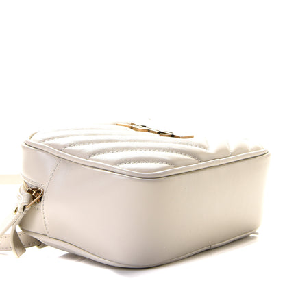 Saint Laurent Calfskin Matelasse Monogram Lou Belt Bag Ivory 6 of 7