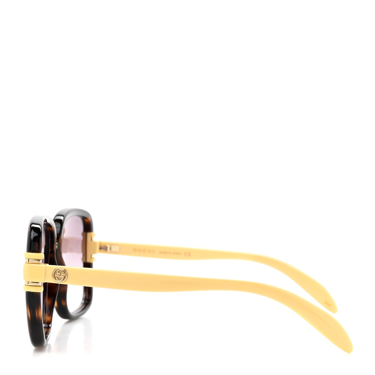 Gucci Acetate Interlocking G Square Sunglasses GG1066S Tortoise Beige 3 of 8