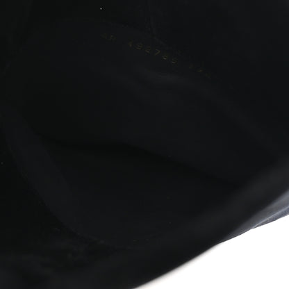 Saint Laurent Velvet Niki 105 Thigh High Boots 37.5 Black 8 of 8