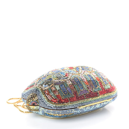 Judith Leiber Crystal Turtle Minaudiere Clutch Multicolor 4 of 8
