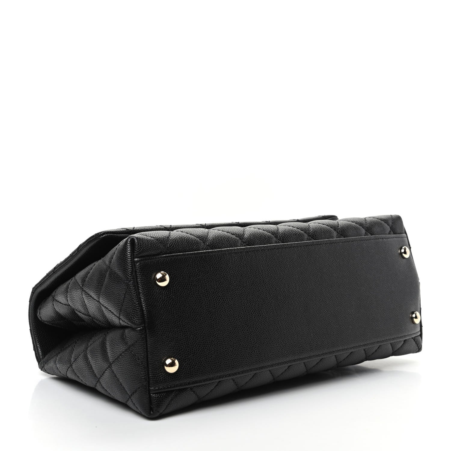 Chanel Caviar Quilted Small Coco Handle Flap Black 4 of 9