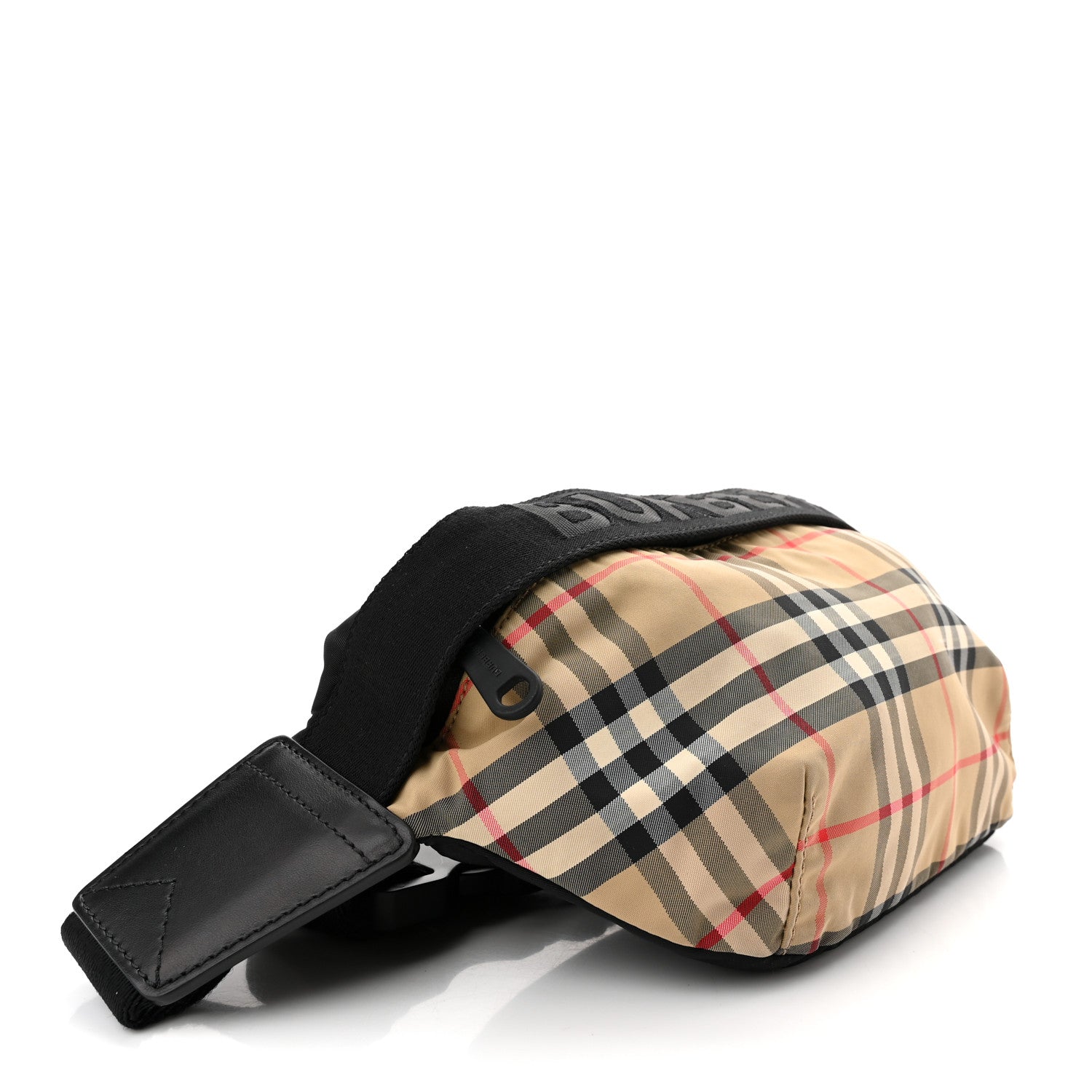 Burberry Nylon Vintage Check Sonny Bum Bag Archive Beige Black 4 of 10