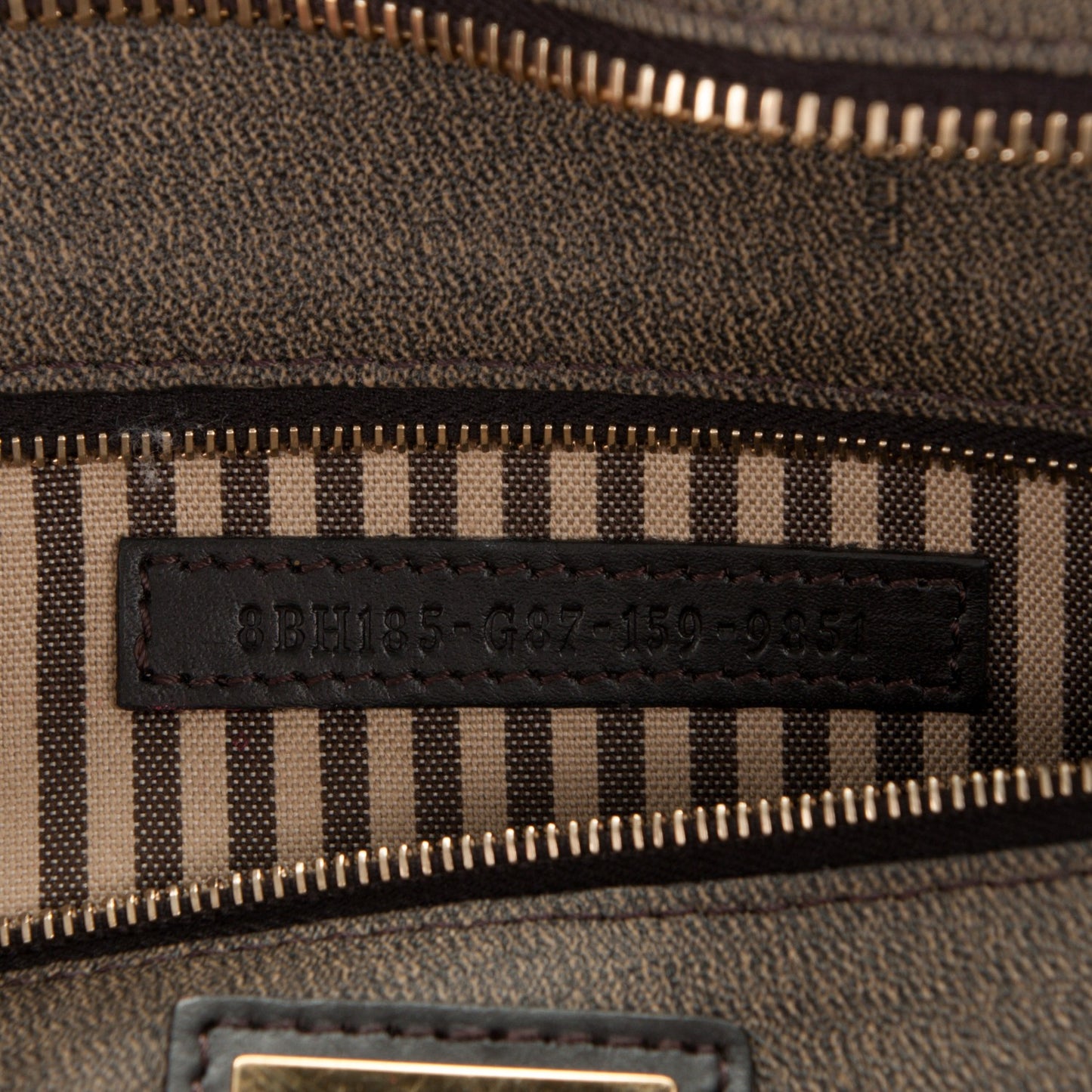 Zucca Spalmati Medium Roll Tote Tobacco Moro