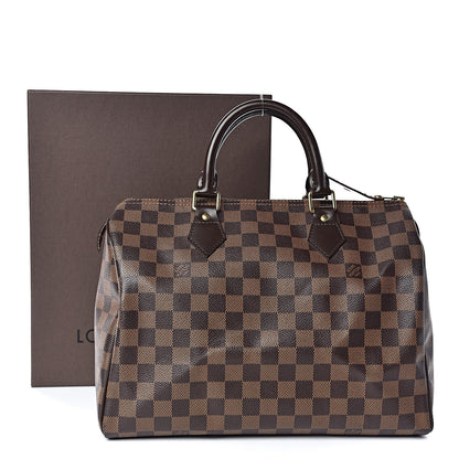 Louis Vuitton Damier Ebene Speedy 30 10 of 10