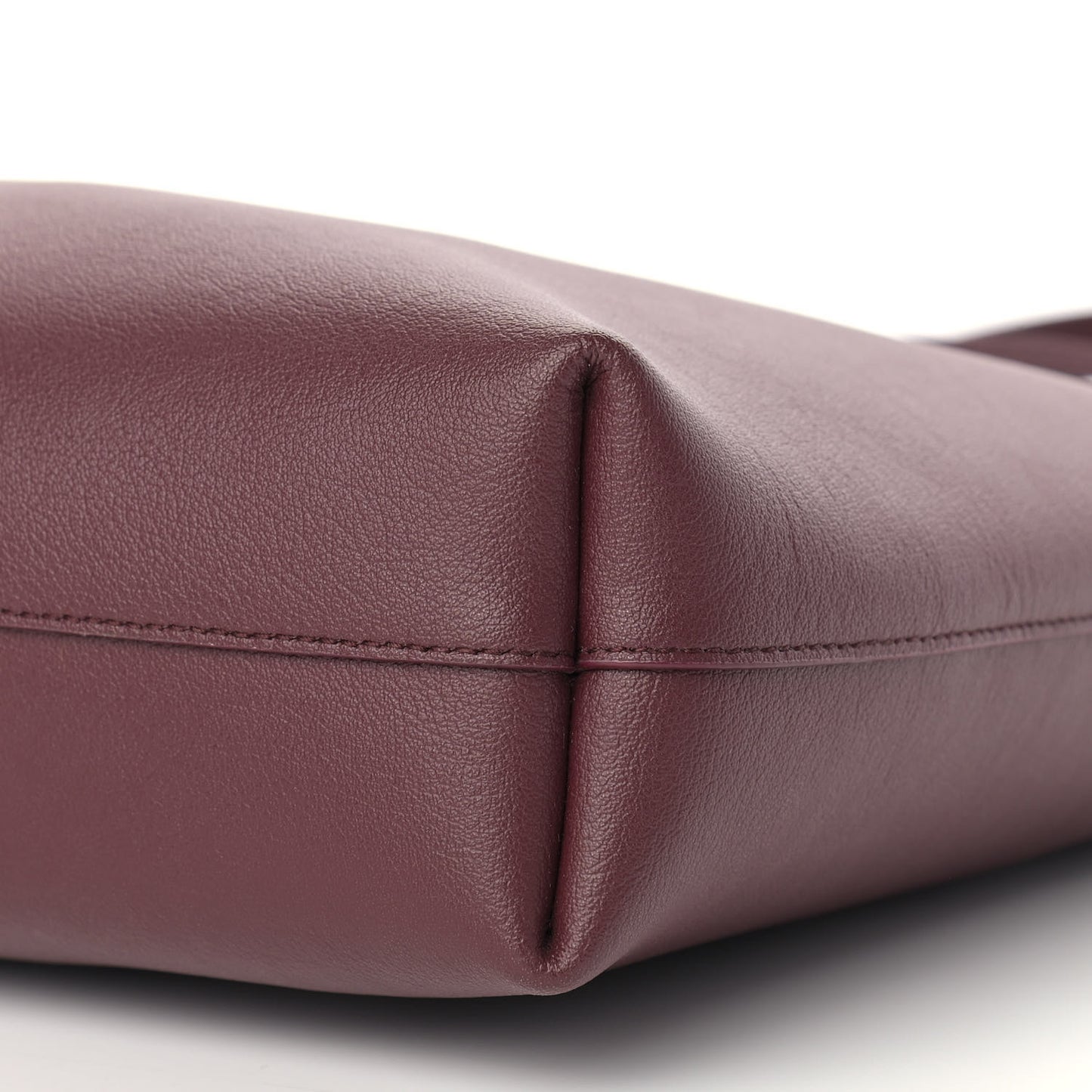 Calfskin Toy Shopping Tote Dark Red