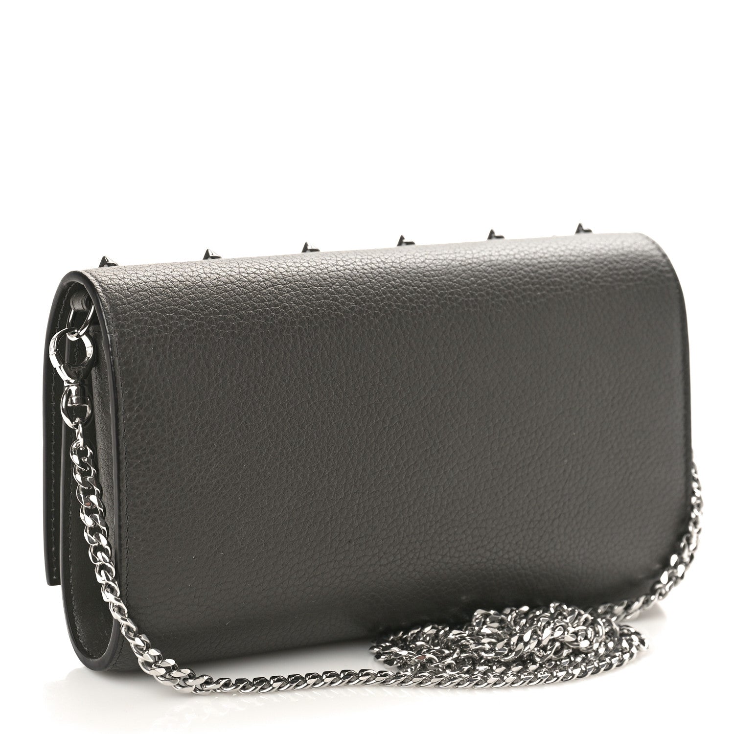 Christian Louboutin Calfskin Spikes Loubinthesky Paloma Wallet On Chain Rocket 3 of 8