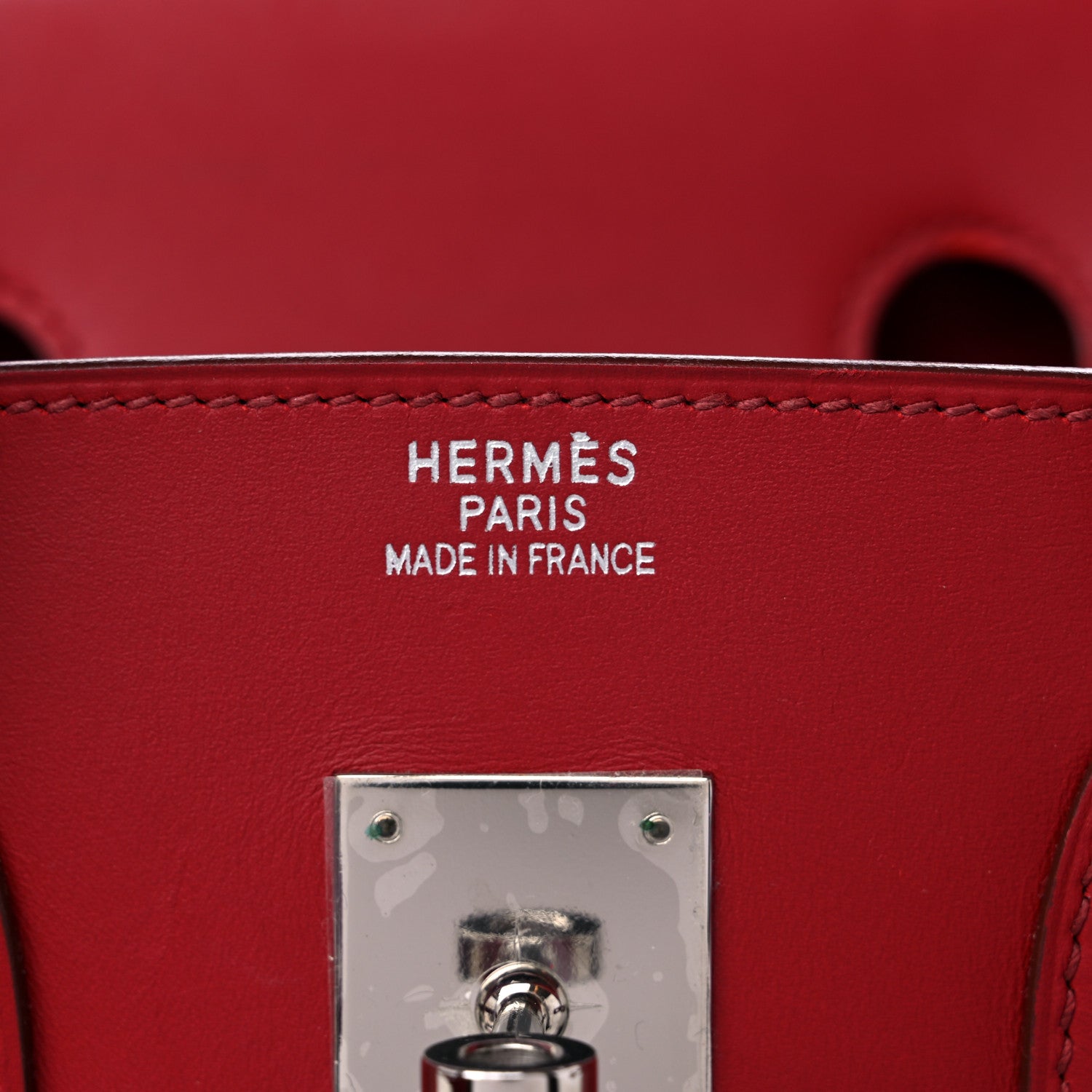 Hermes Swift Vibrato Birkin 35 Rouge Garance 6 of 15