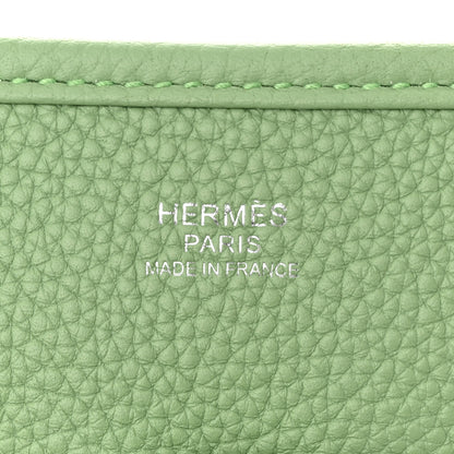 Hermes Taurillon Maurice Evelyne III PM Vert Criquet 6 of 11