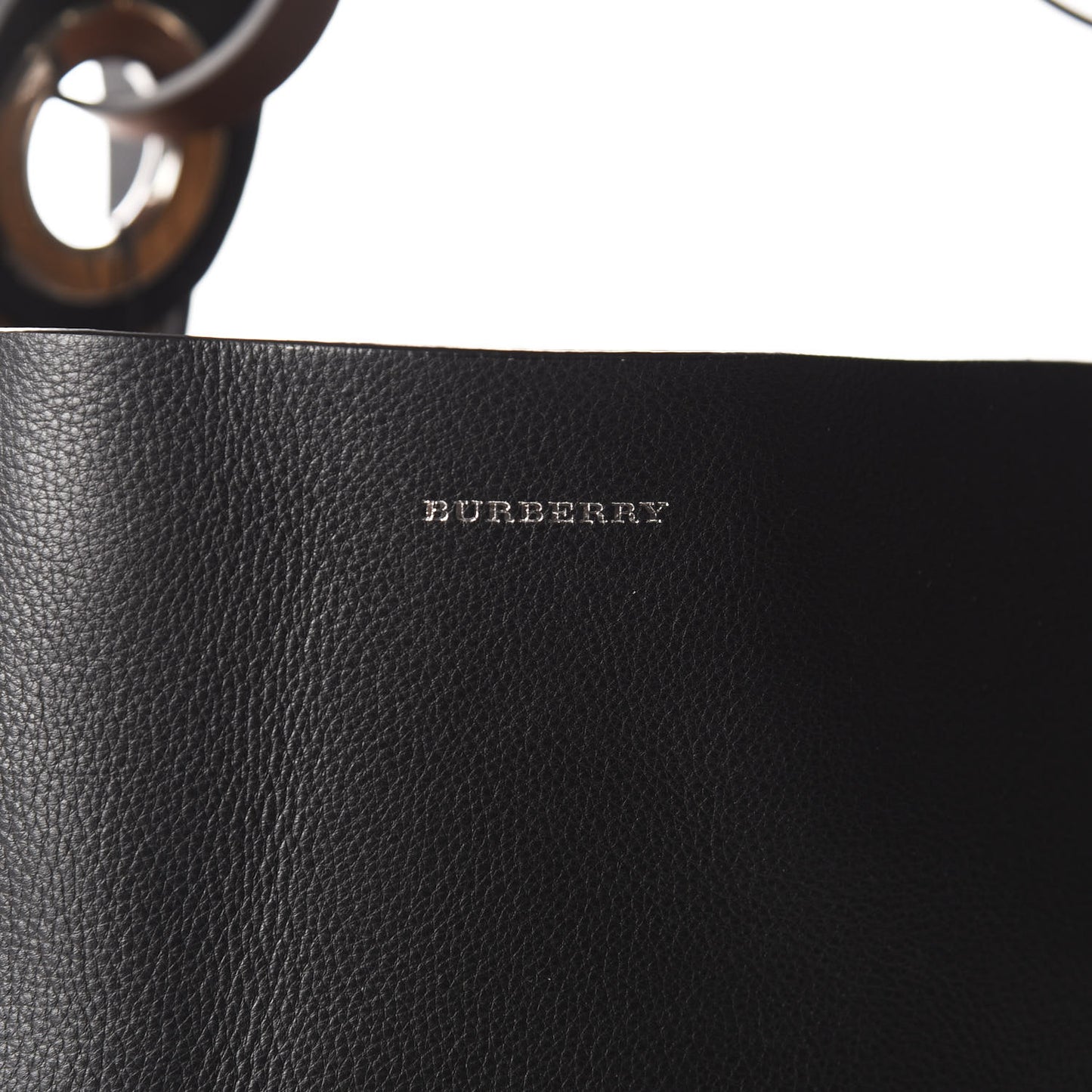 Smooth Calfskin Medium Grommet Hobo Black