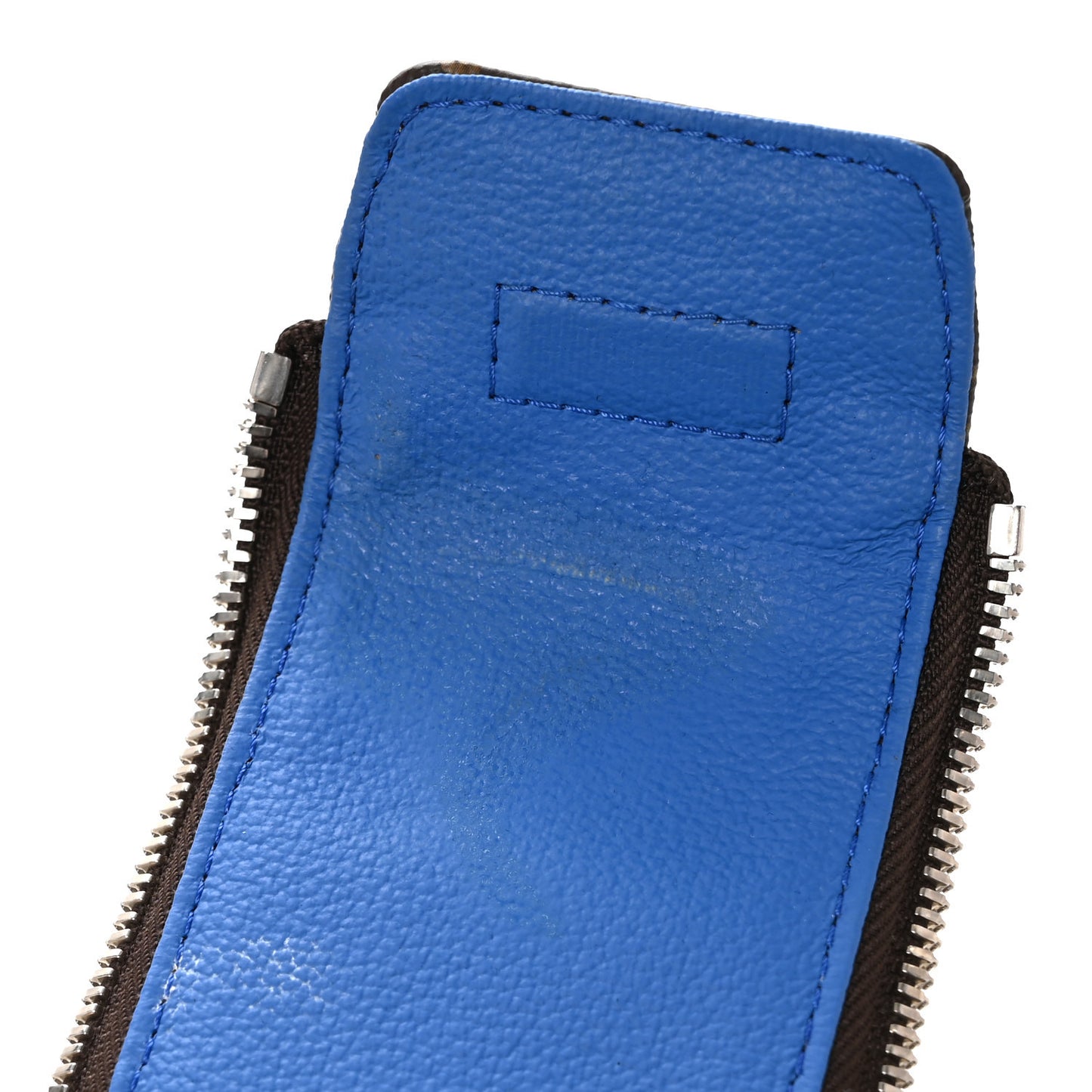 Monogram Macassar Dopp Kit Toilet Pouch Indigo Blue