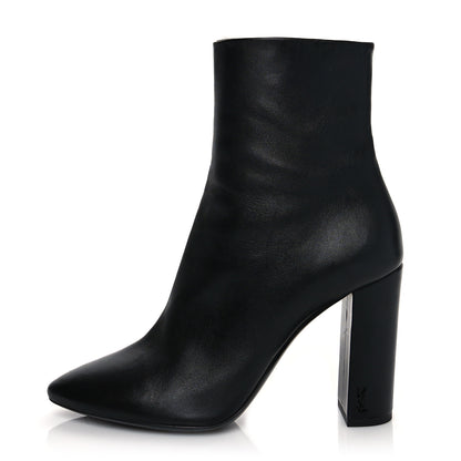 Saint Laurent Nappa Vendome Loulou Ankle Zip Boot 40 Black 1 of 7