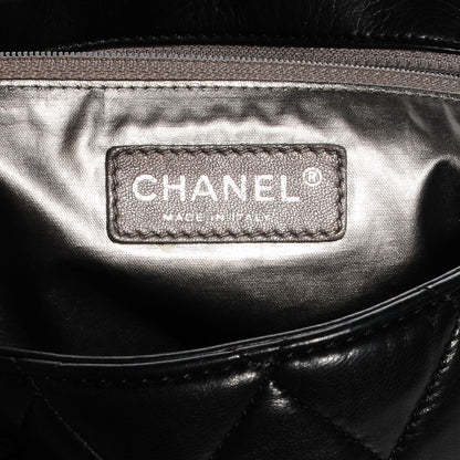 Chanel Lambskin Quilted Paris Moscou Red Square Flap Black 6 of 8