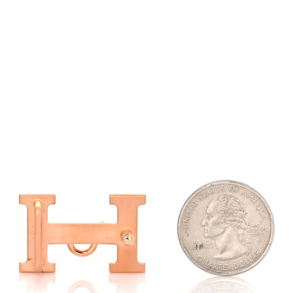 Hermes H Rock Belt Buckle Rose Gold 2 of 4