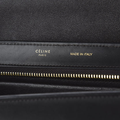 Celine Bullhide Calfskin Grained Nubuck Small Tri-Color Trapeze Taupe 7 of 11