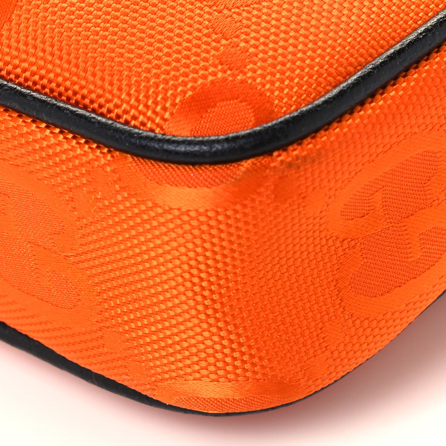 Econyl Nylon Monogram Off The Grid Belt Bag Carrot Orange Black