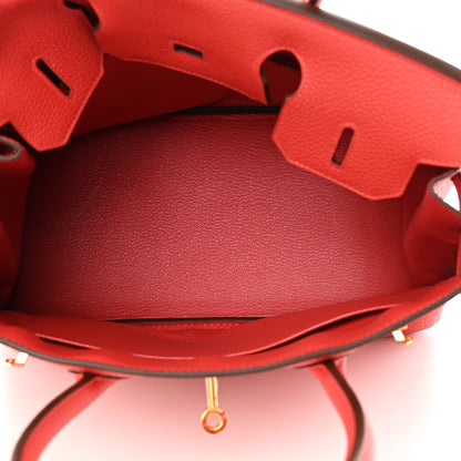 Hermes Togo Birkin 30 Rouge Pivoine 5 of 12
