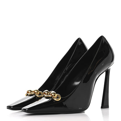 Saint Laurent Patent Silvana 110mm Pumps 38.5 Black 4 of 10